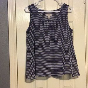 LOFT chiffon tank
